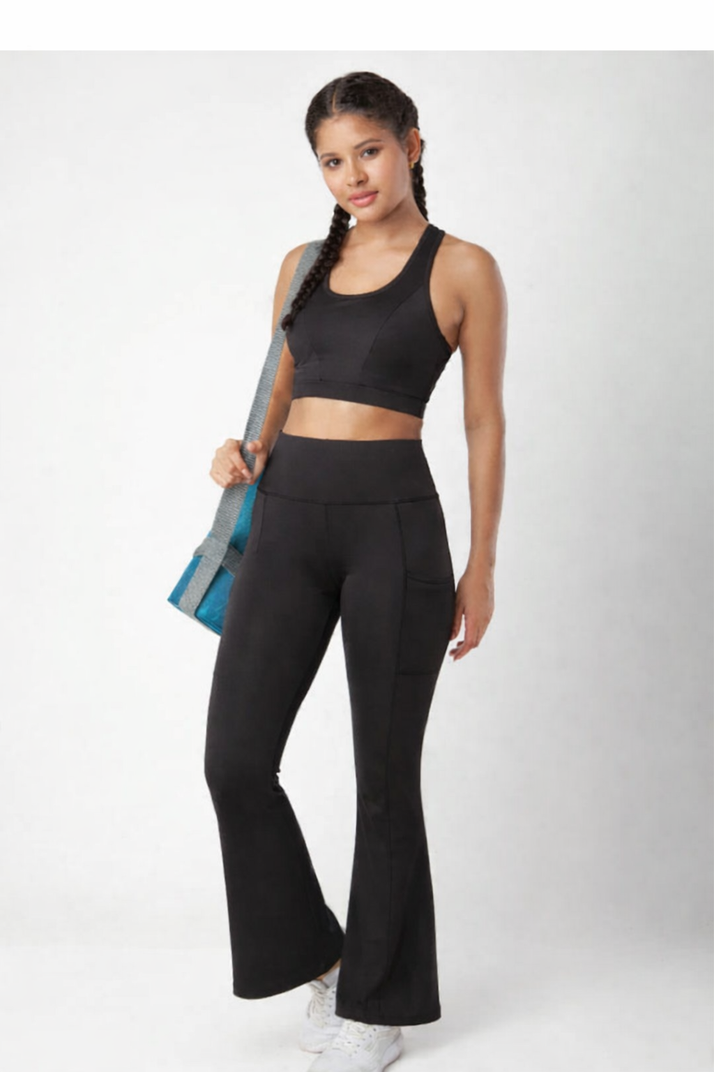 Ultimate Flare Leggings-Black Night