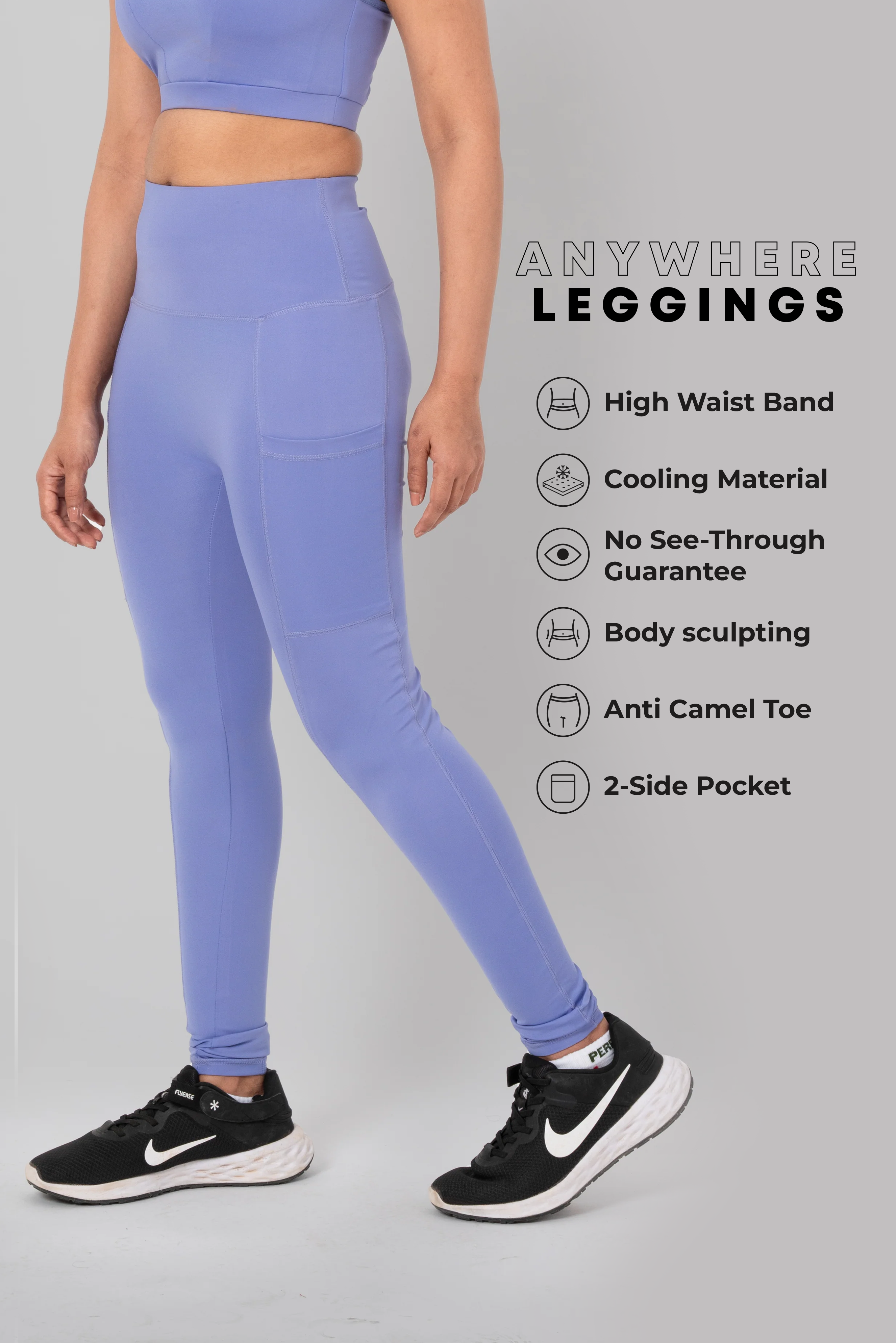 Anywhere Leggings - Lilac