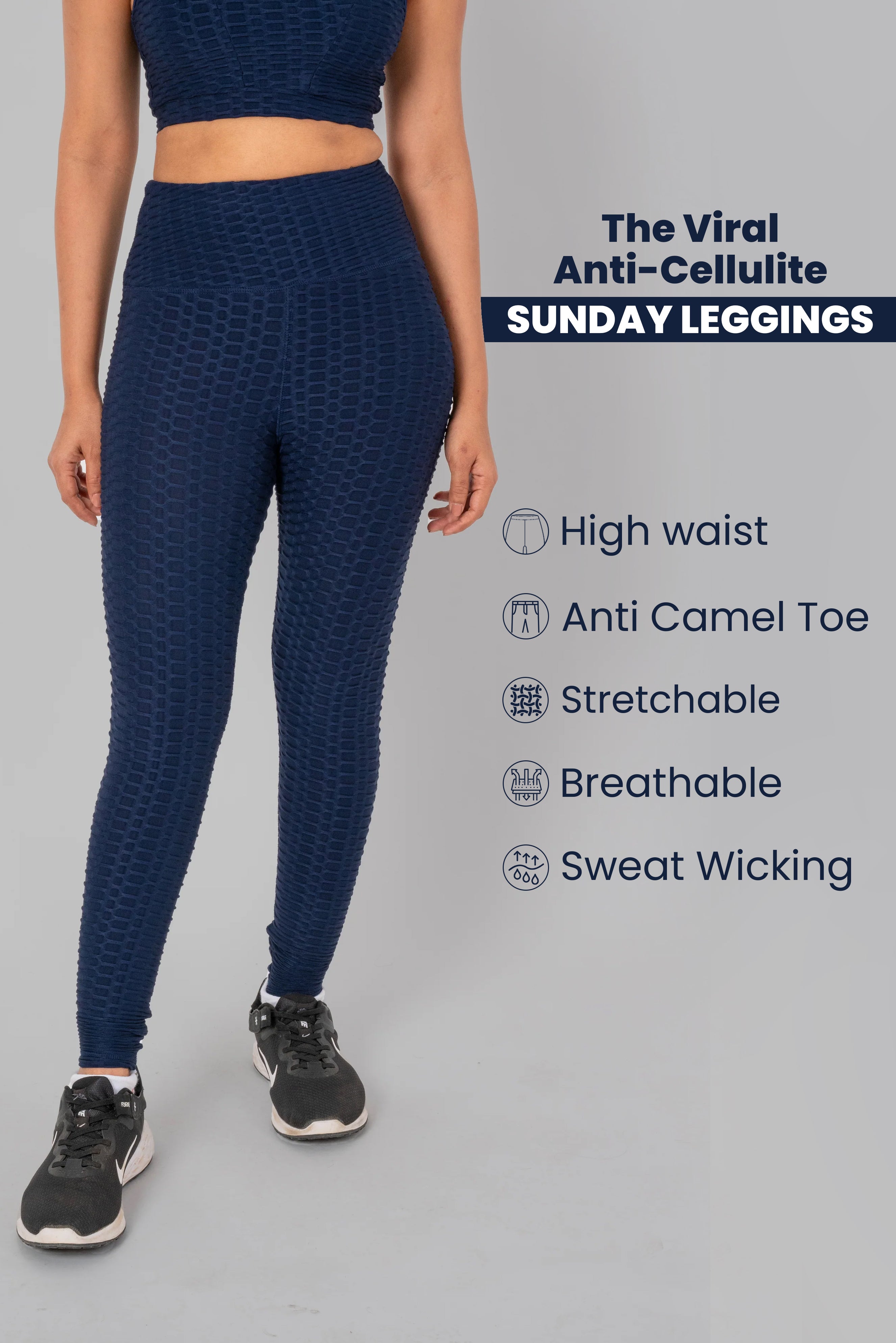 Sunday Leggings - Navy Blue