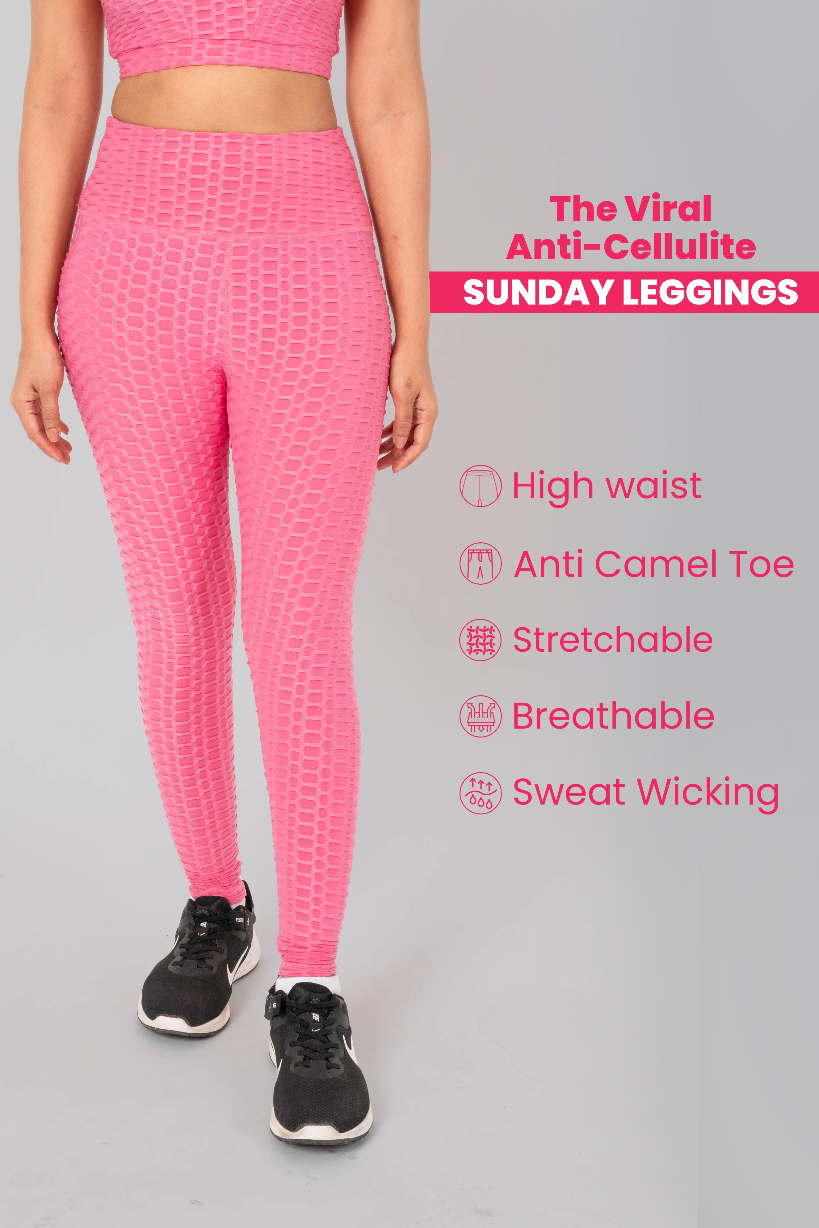 Sunday Leggings - Pink