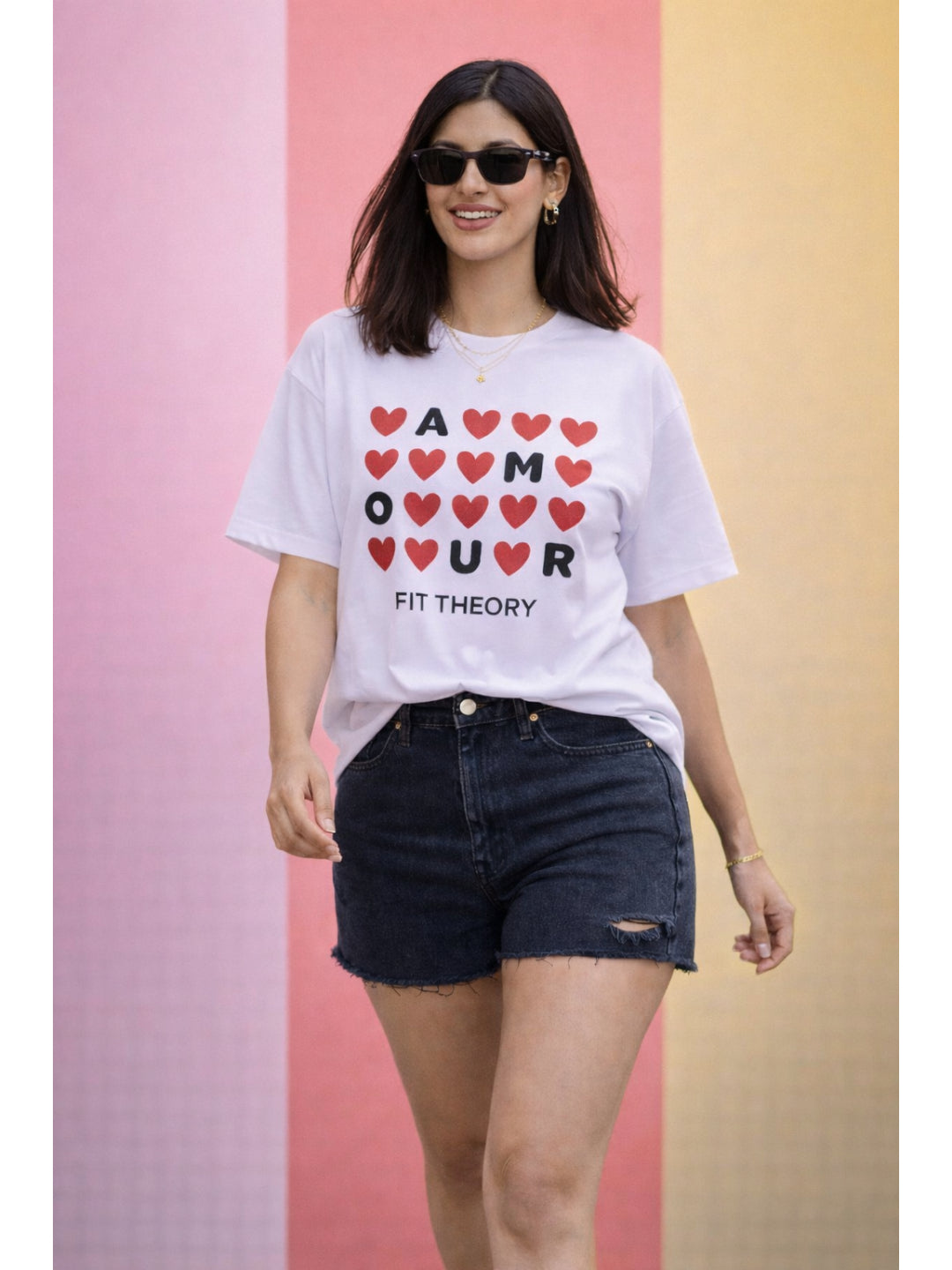 Women Oversized Tshirts - White Amour