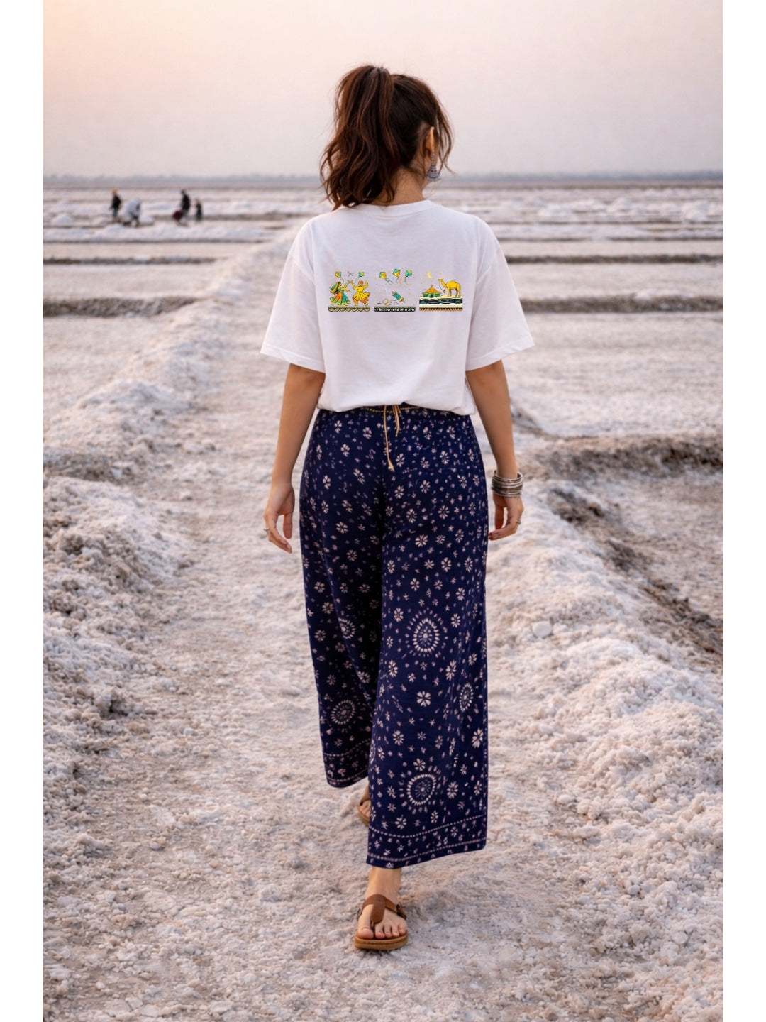 Women Oversized Tshirts - City White Gujarat