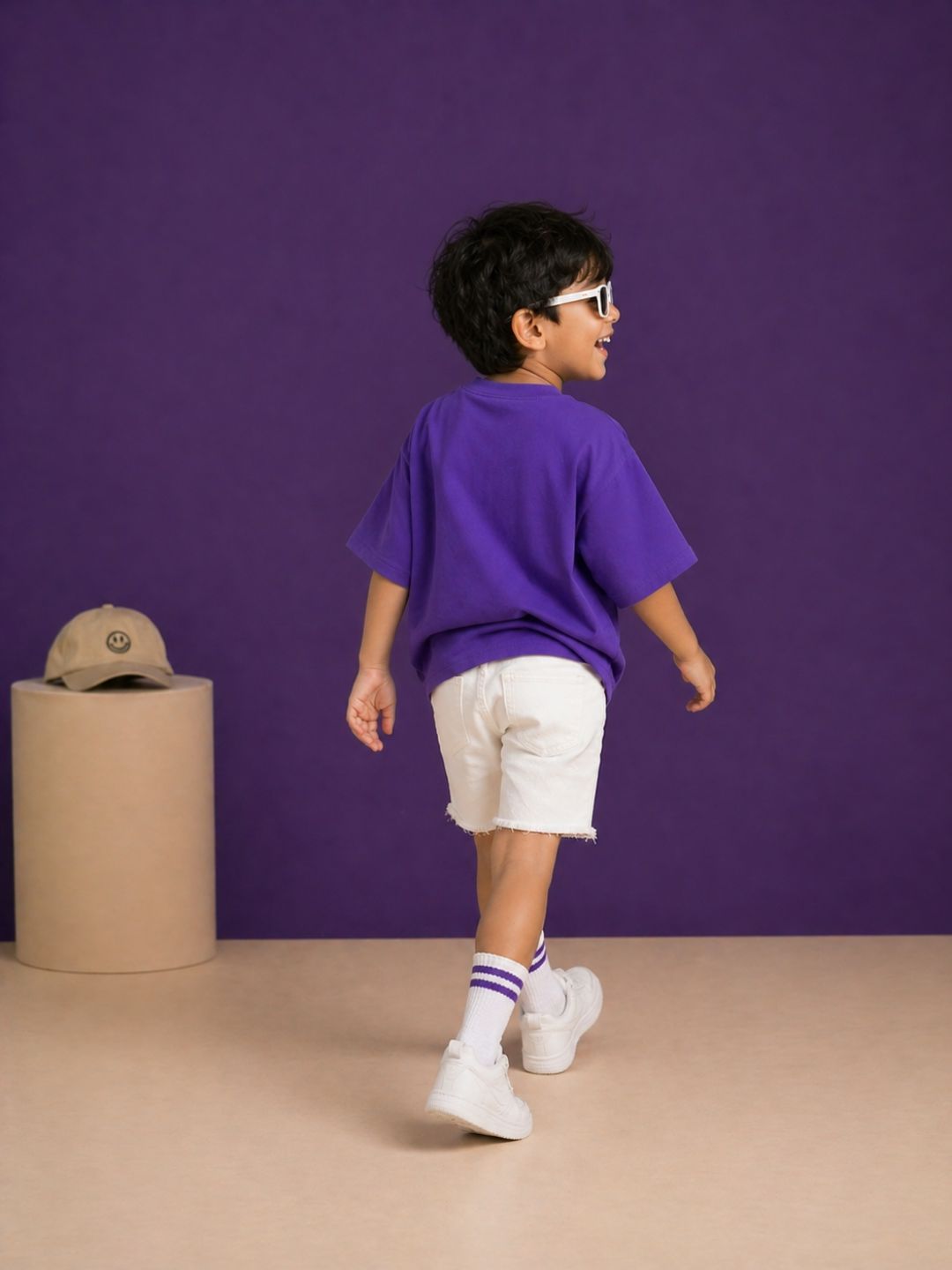 Boys Oversized Tshirts - Purple