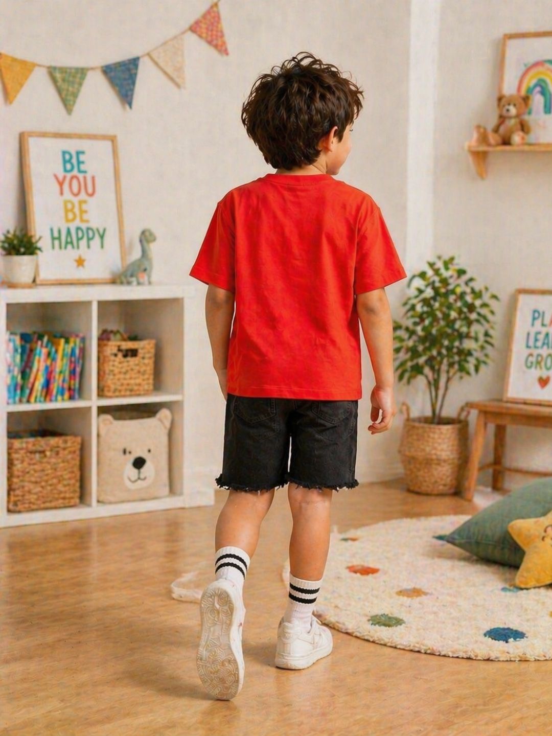 Boys-Oversized-AOP-Tshirt-Red Sharks