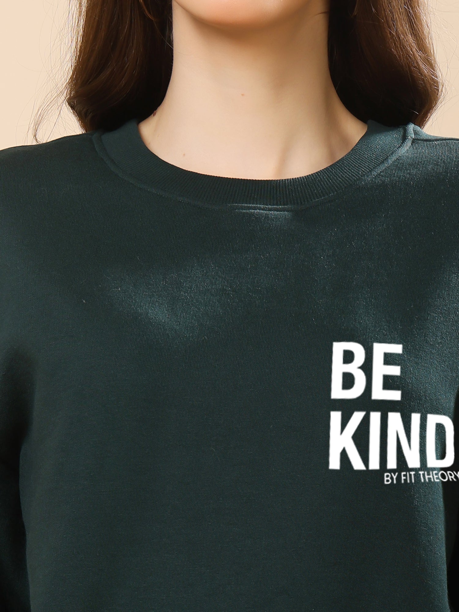 Women Relaxed Fit Sweatshirt- Be Kind