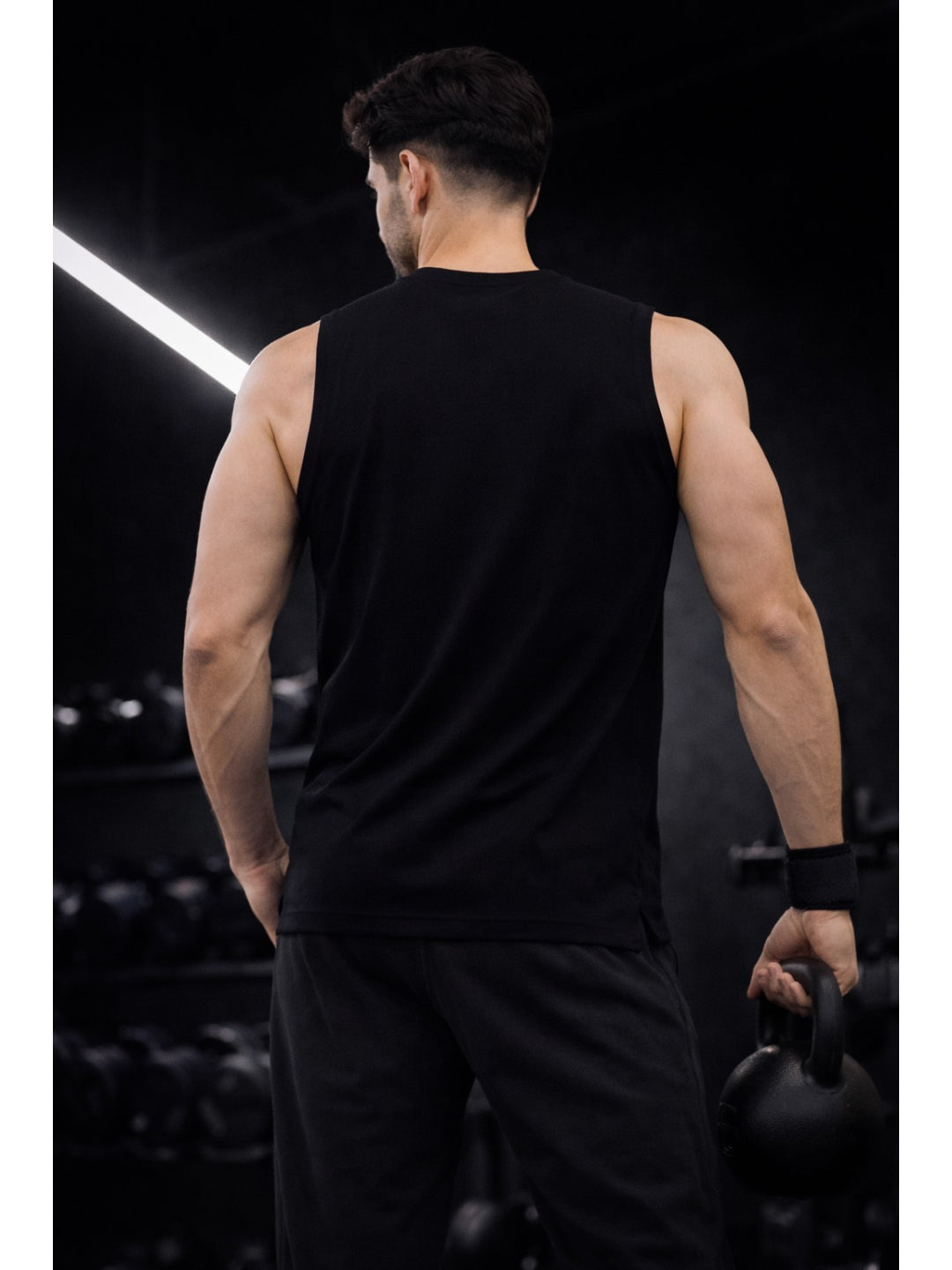 Tank Top for Men-Black