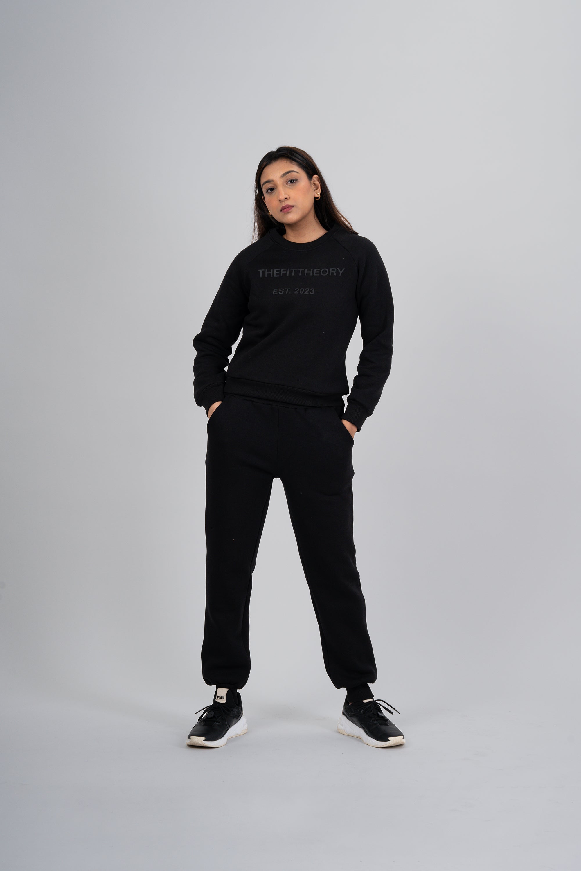 Nordic Cozy Black Women Jogger