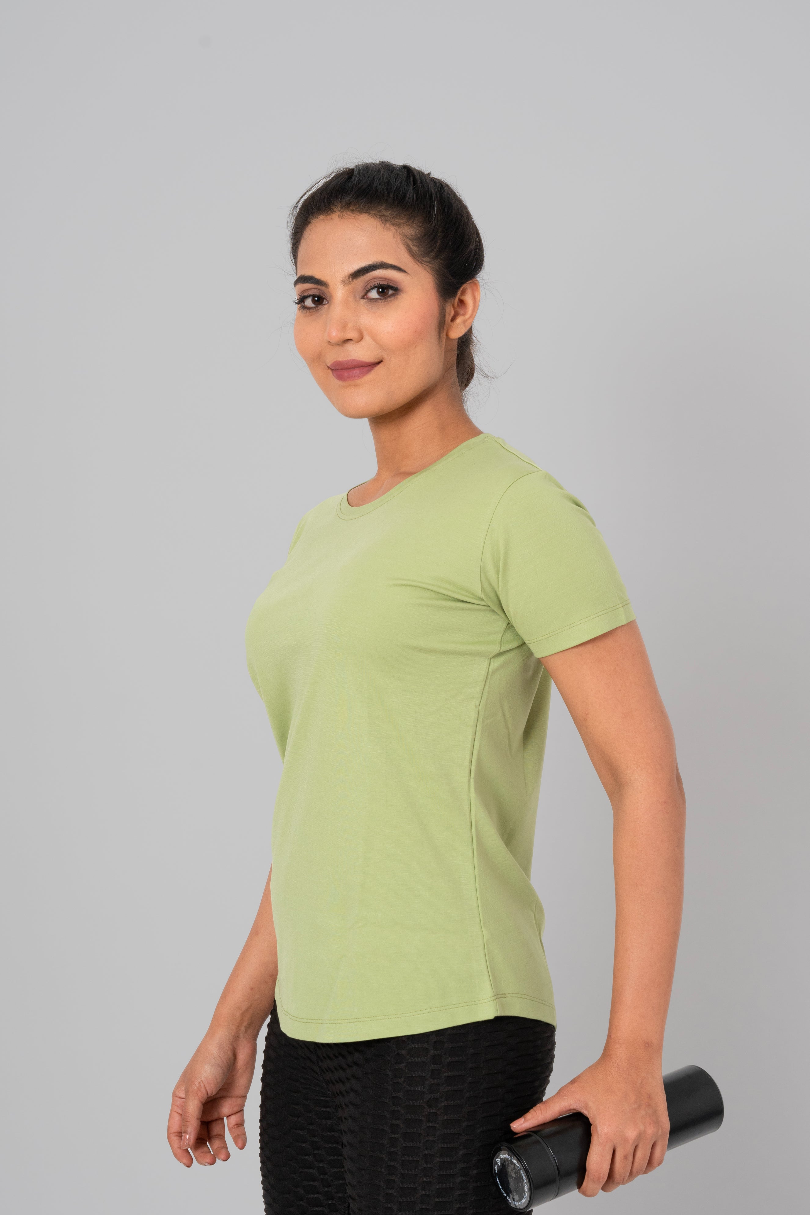 TheFitFusion Half Sleeve Top - Pista