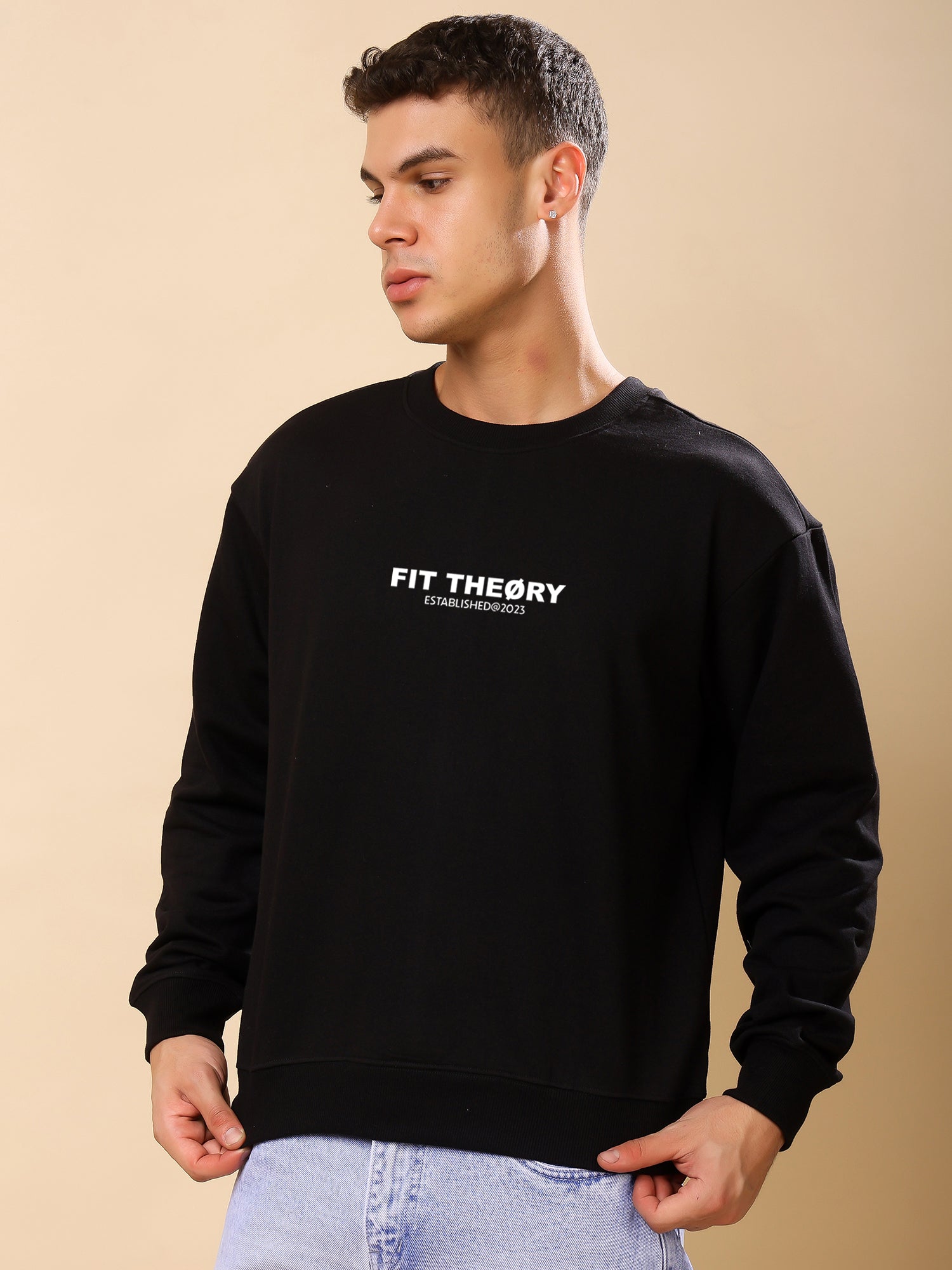 Men Relaxed Fit Sweatshirt-Fit Theory