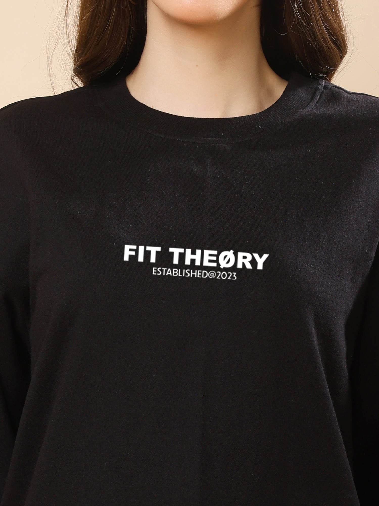 Women Relaxed Fit Sweatshirt-Fit Theory