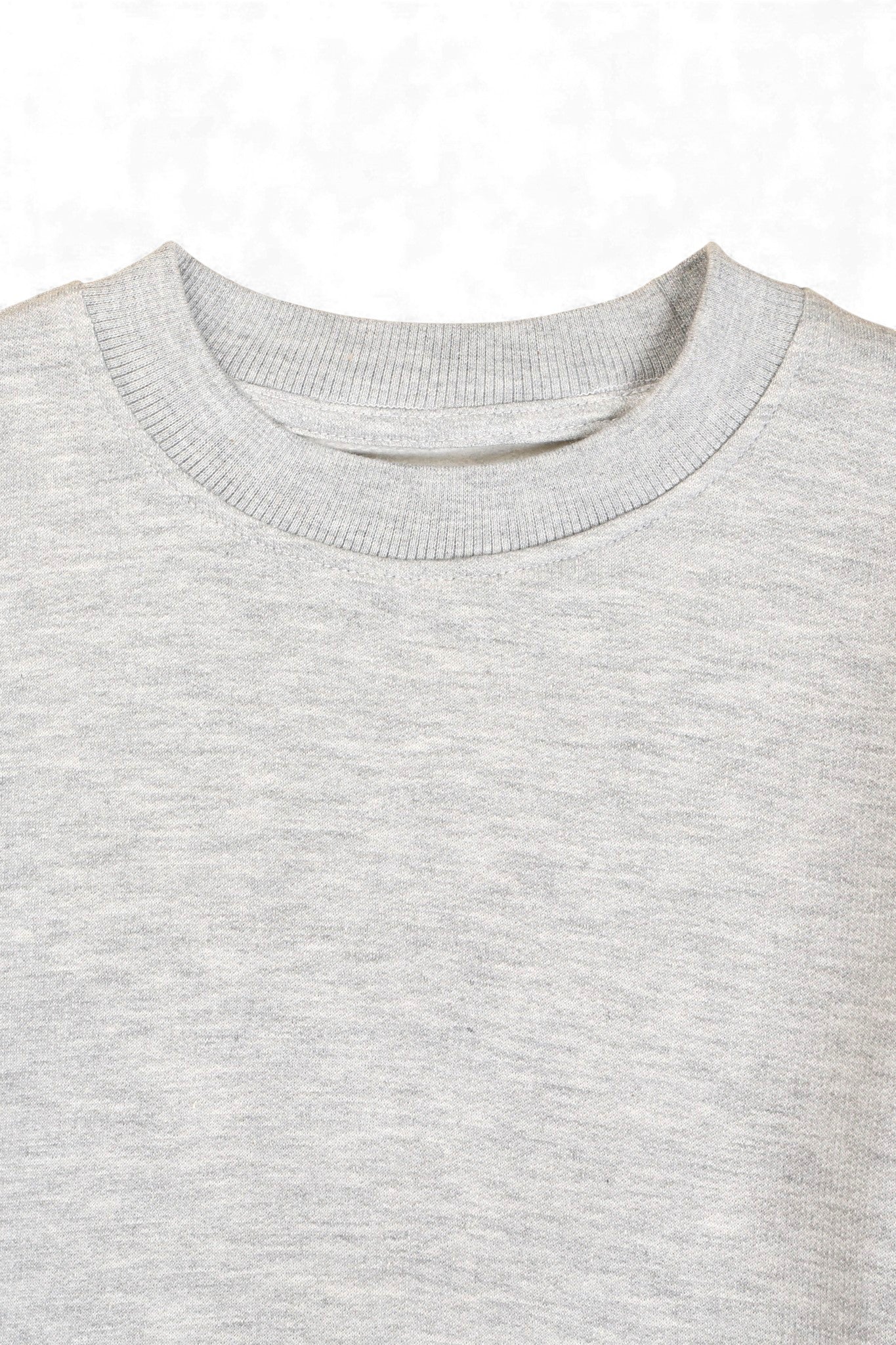 Boys Relaxed Fit Sweatshirt-Grey Melange