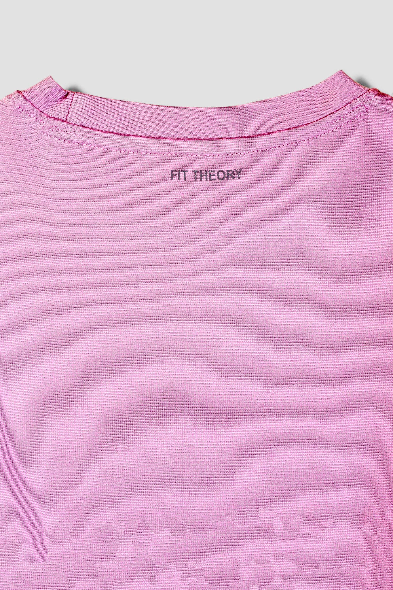 Boys Short Sleeves Solid Round Neck T-shirt-Lavender