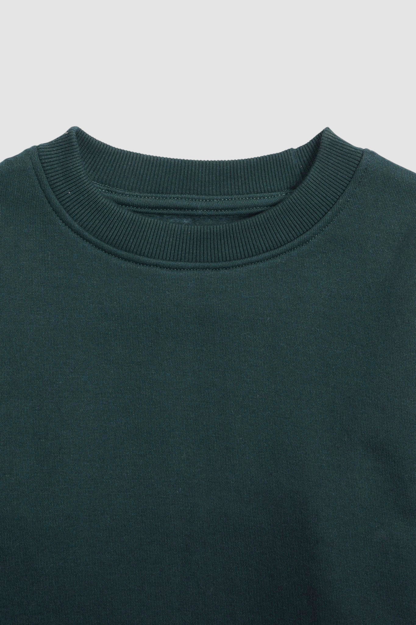 Boys Relaxed Fit Sweatshirt-Bottle Green