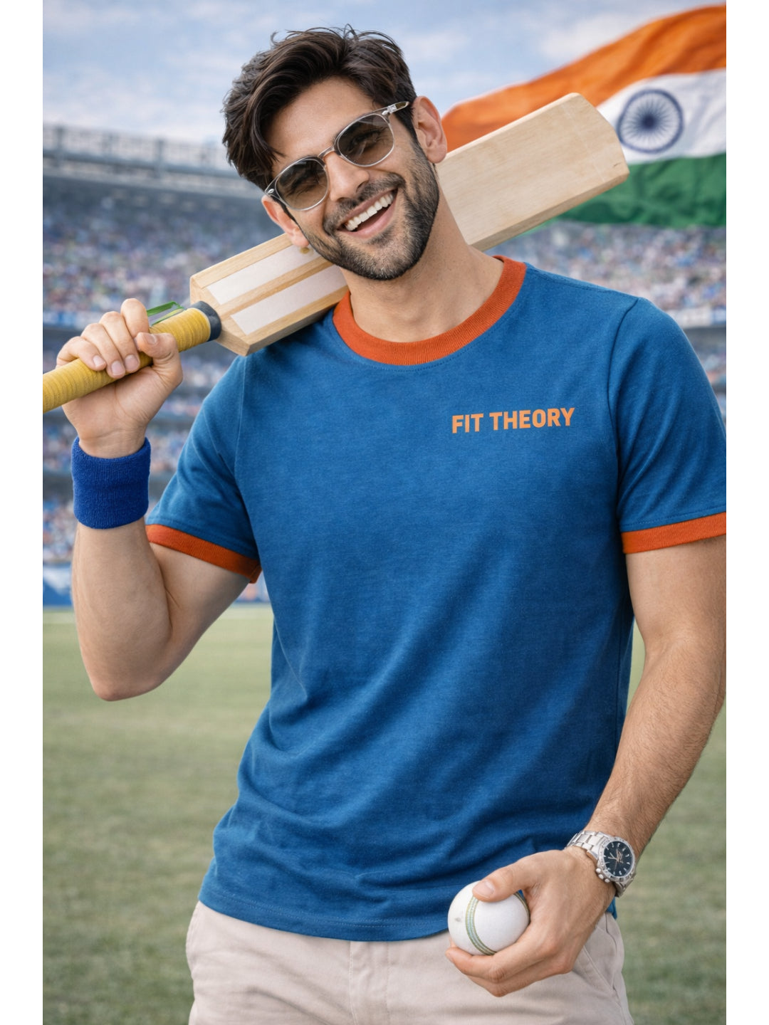 Men Short Sleeves Printed T-shirt-India 63