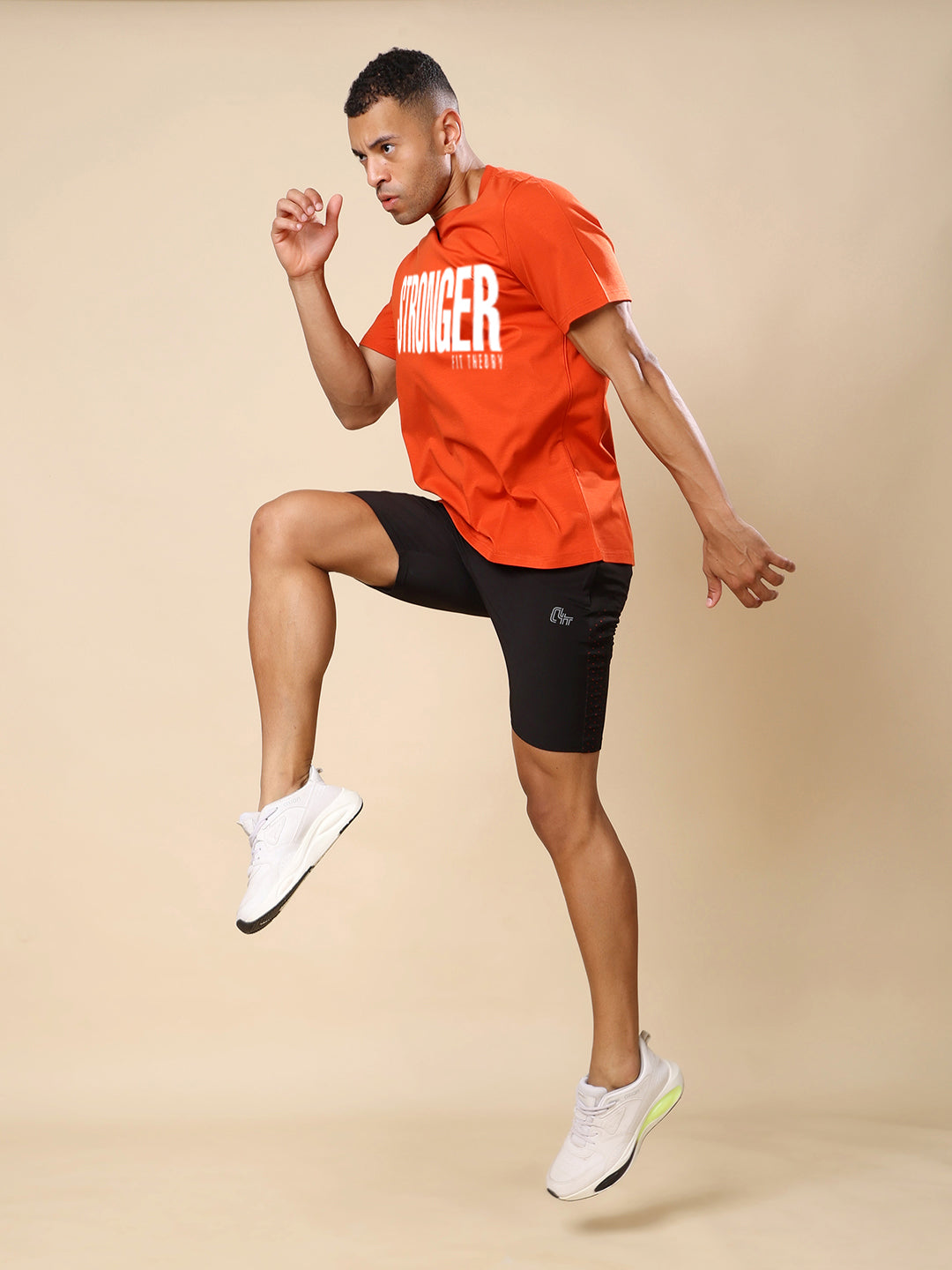 Dri-FIT Printed T-shirt for Men-Rust Stronger