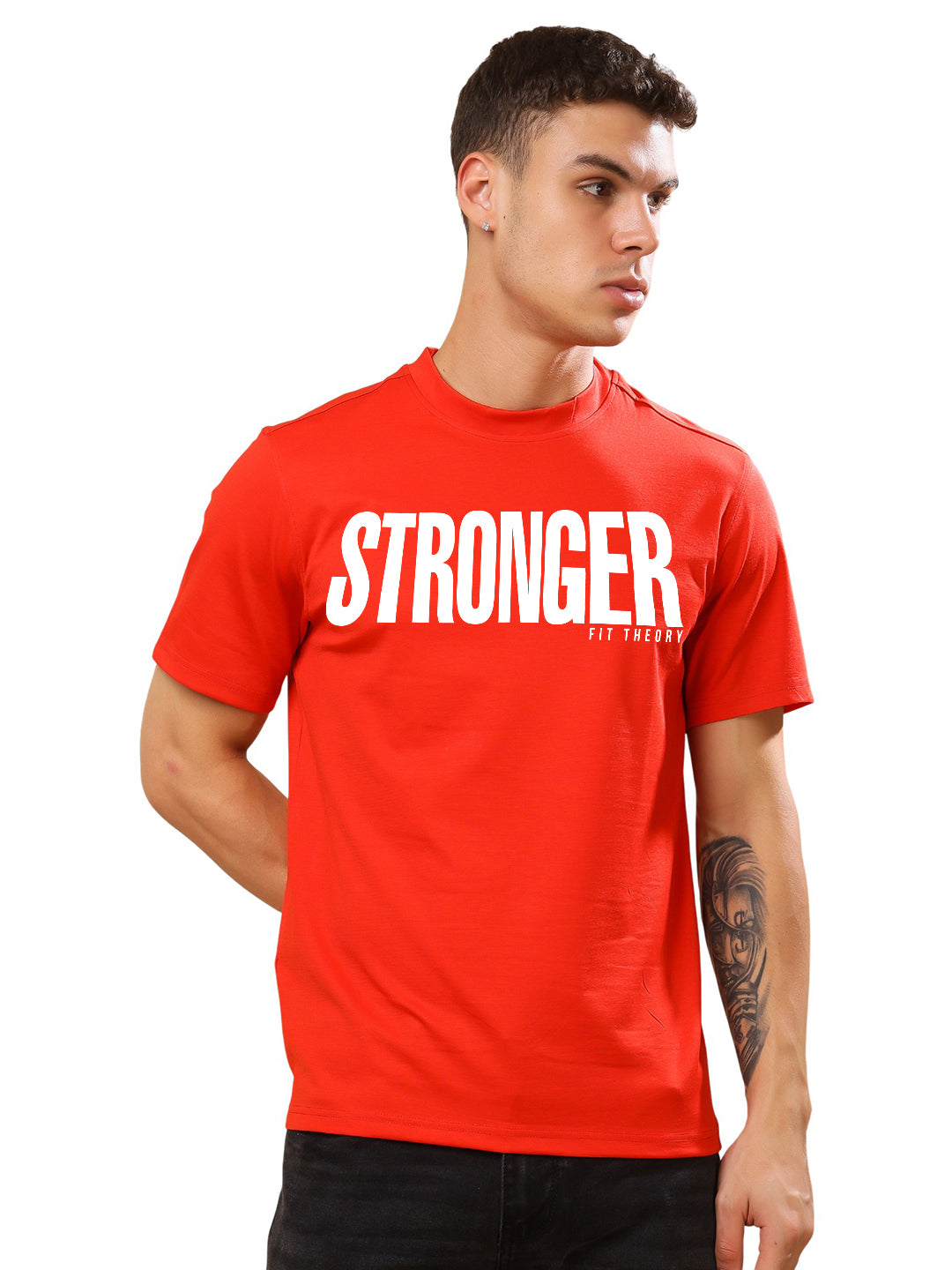Dri-FIT Printed T-shirt for Men-Rust Stronger