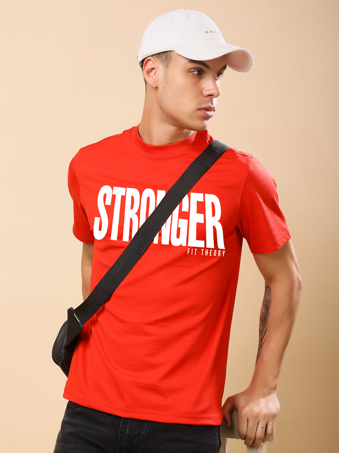 Dri-FIT Printed T-shirt for Men-Rust Stronger