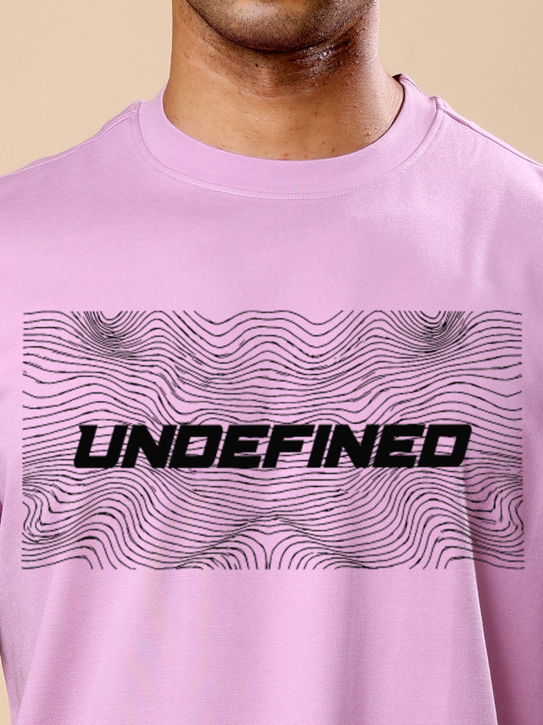 Dri-FIT Printed T-shirt for Men- Lavender Undefined