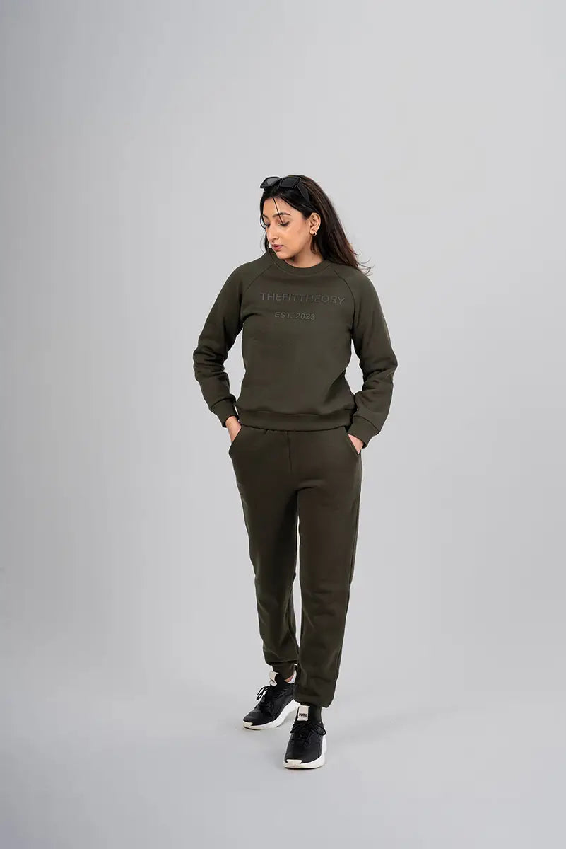 Nordic Cozy Olive Women Jogger