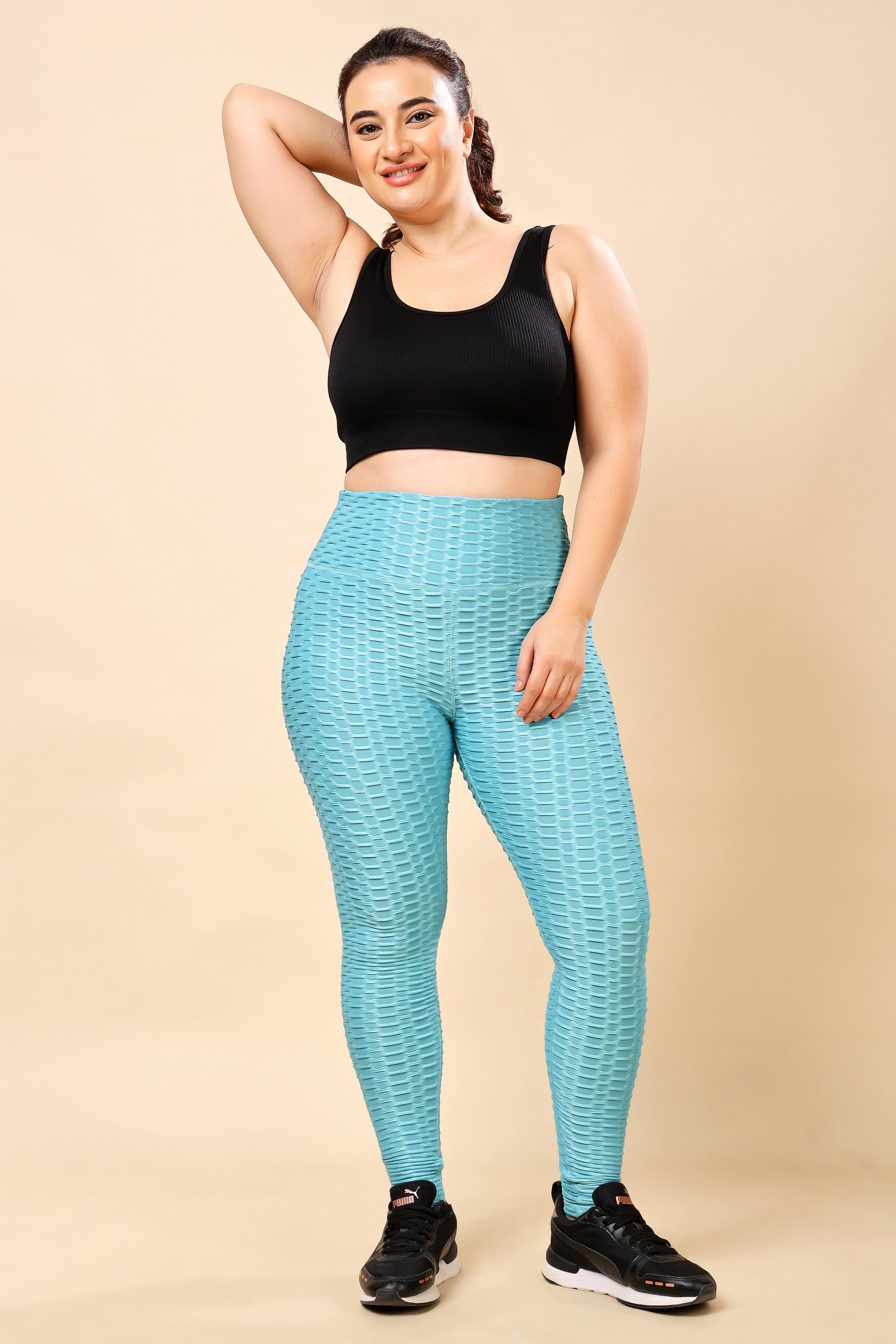 Leggings - Aqua Blue