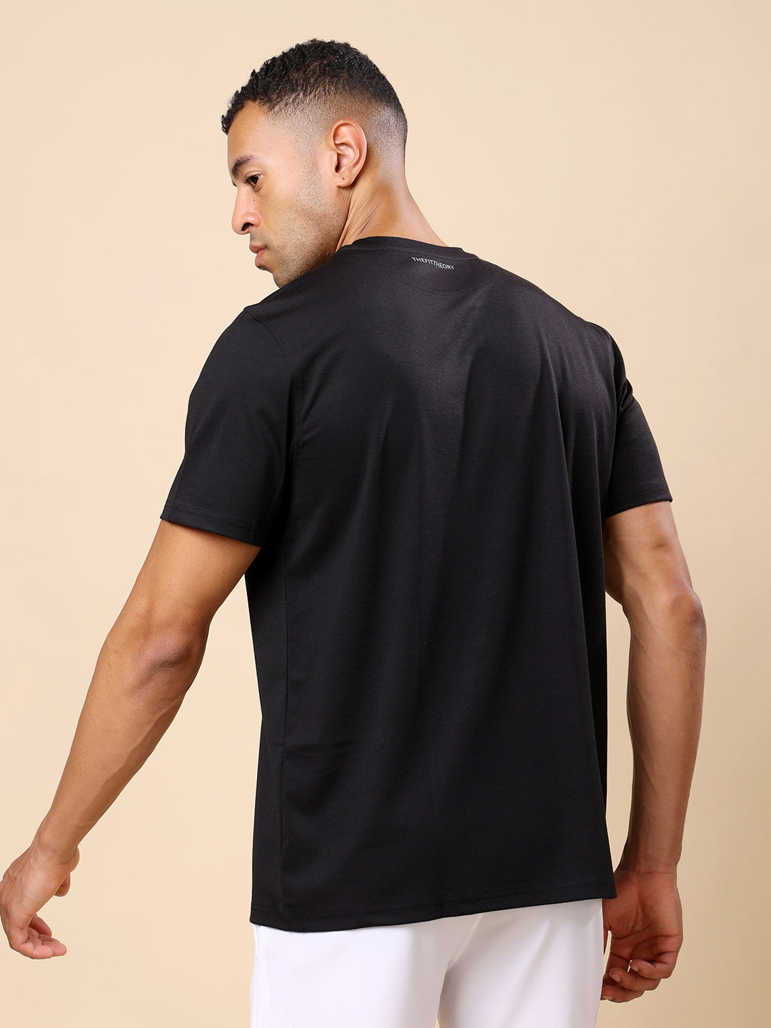 Quick dry Activewear T-shirt for Men- Black