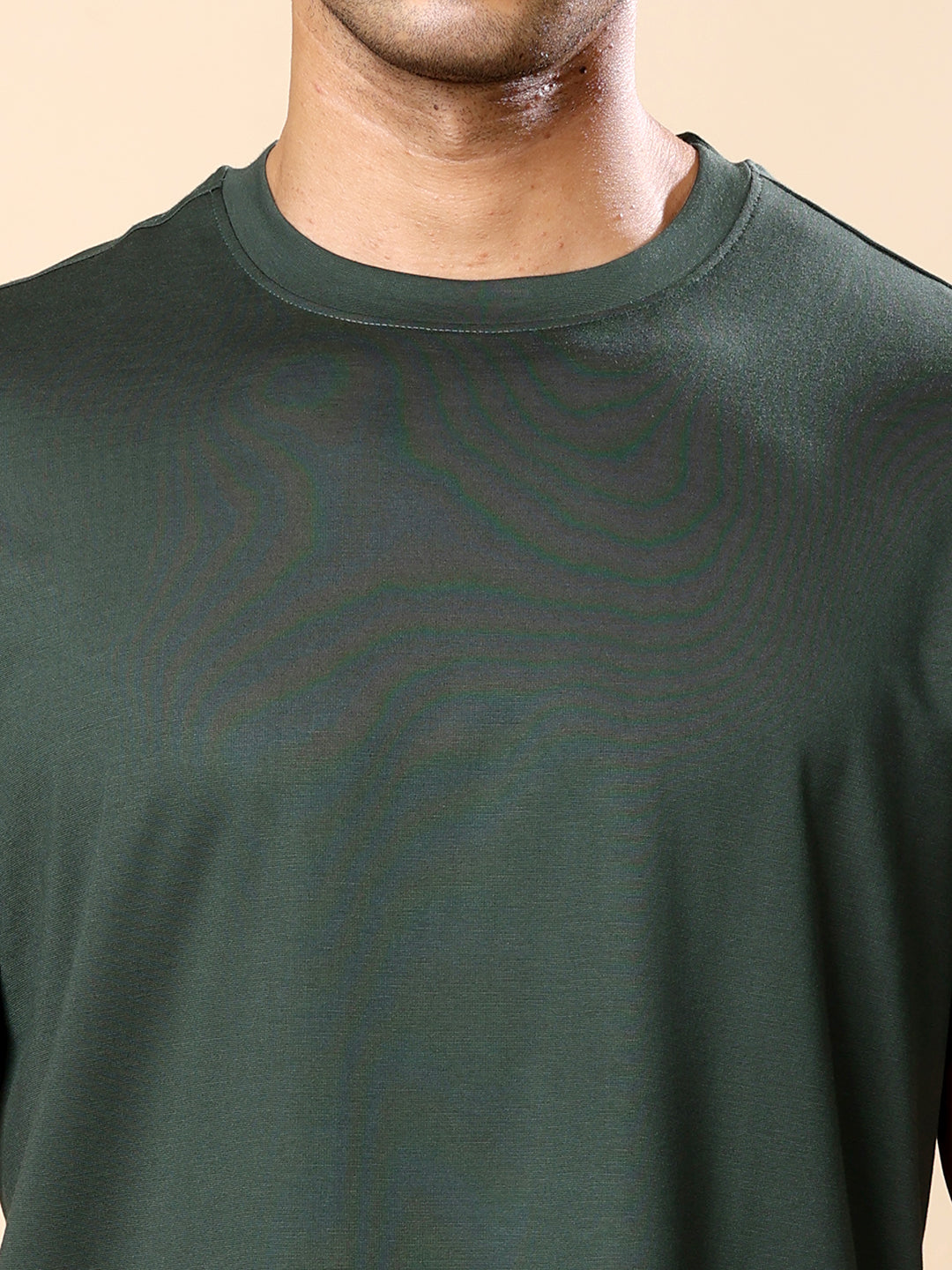 Quick dry Activewear T-shirt for Men- Bottle Green