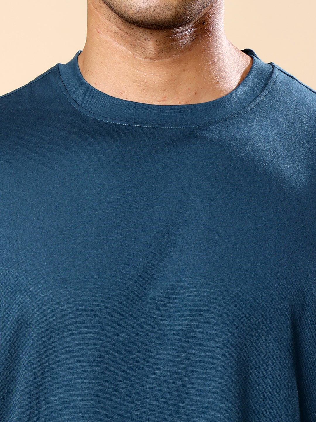 Quick dry Activewear T-shirt for Men- Airforce Blue