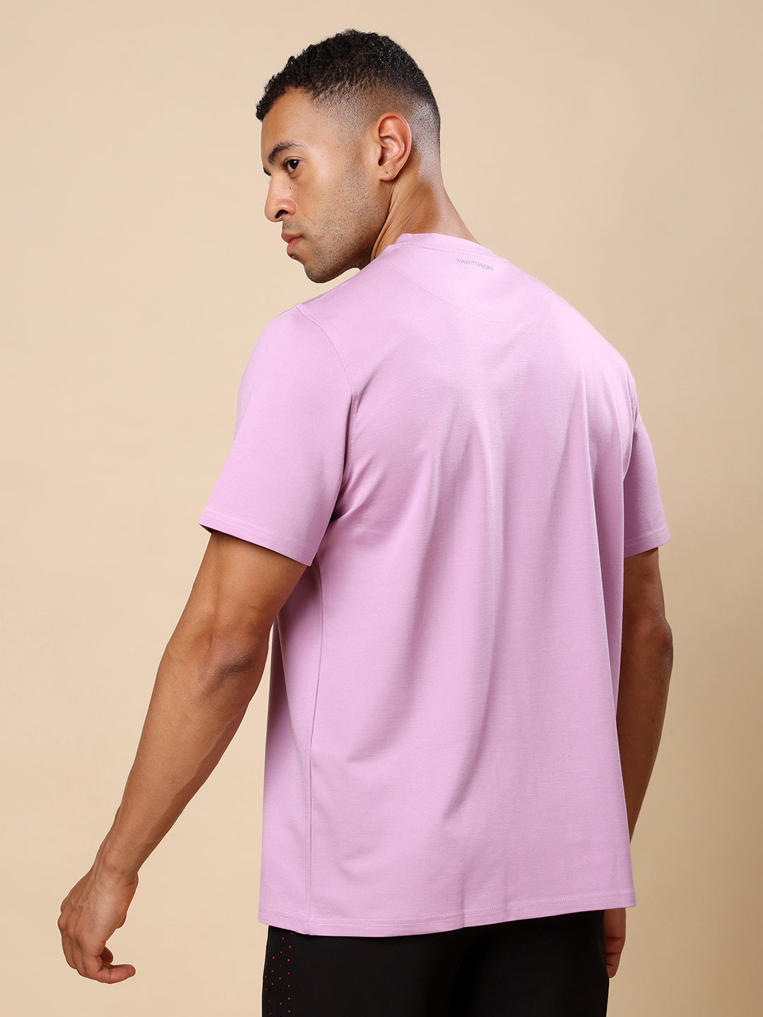 Quick dry Activewear T-shirt for Men- Lavender Bliss