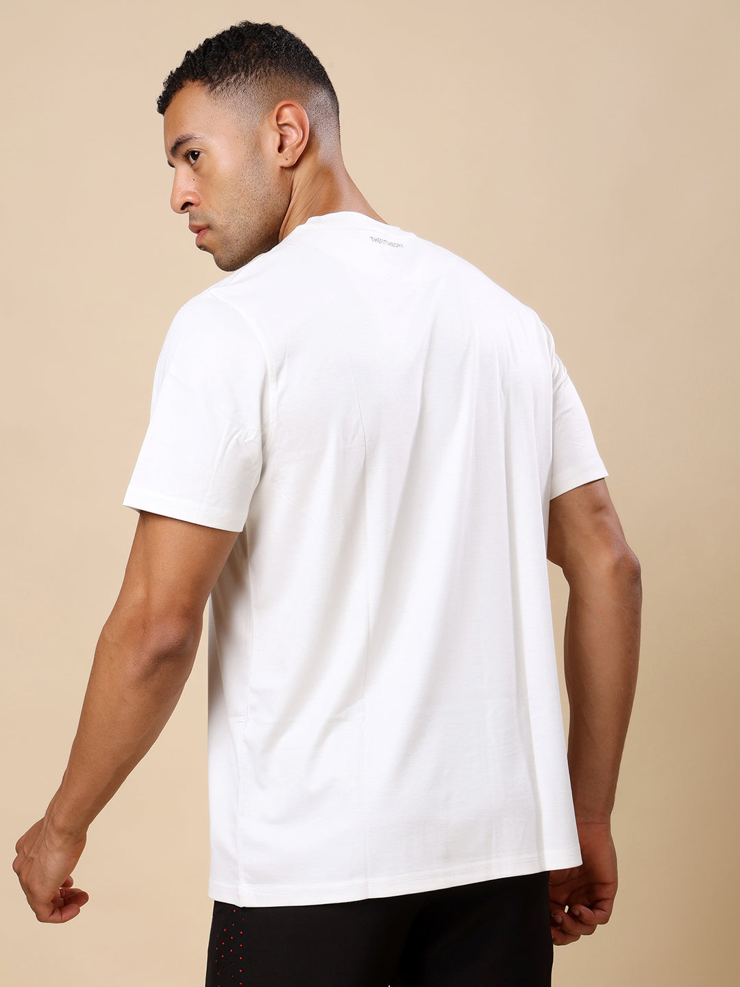 Quick dry Activewear T-shirt for Men- White