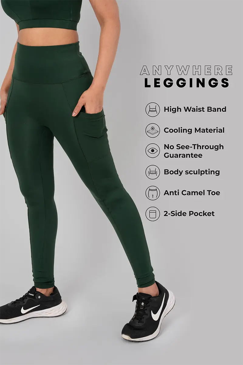 Anywhere Leggings - Sage