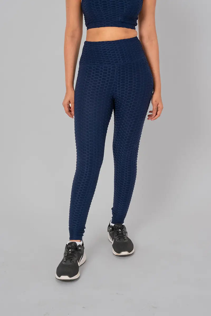 Dark blue workout leggings shop